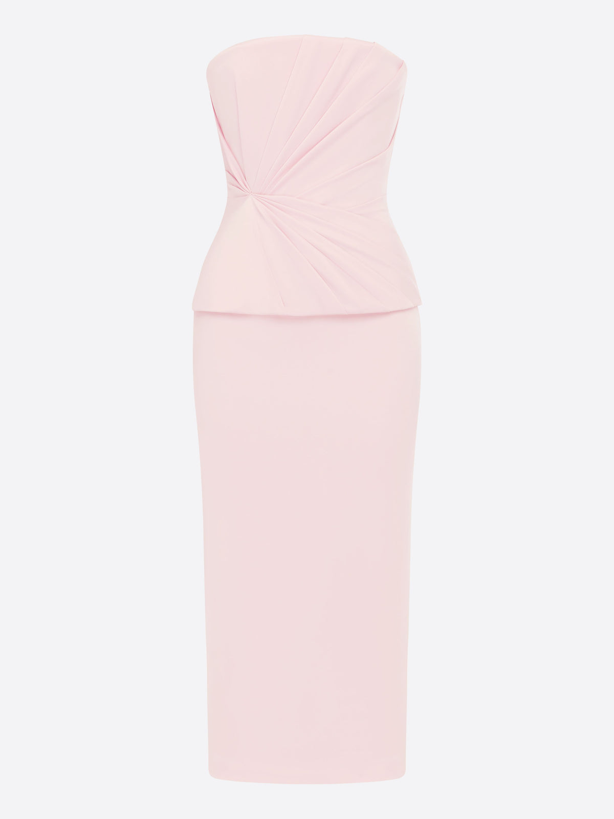 Twist Dress in Satin Crepe