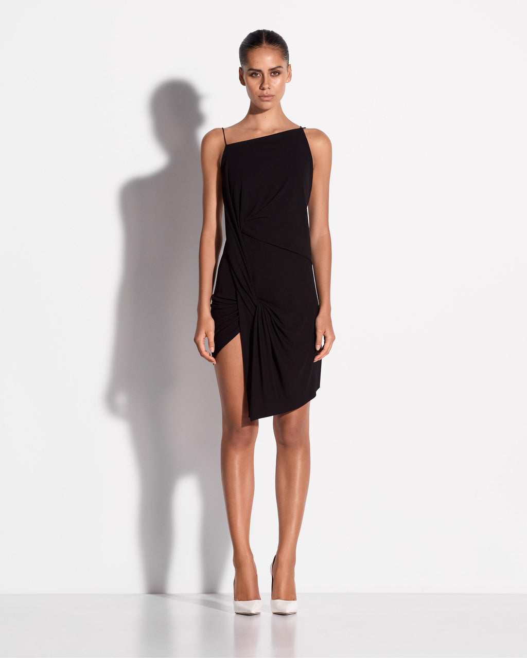 Twist Mini Dress in Jersey