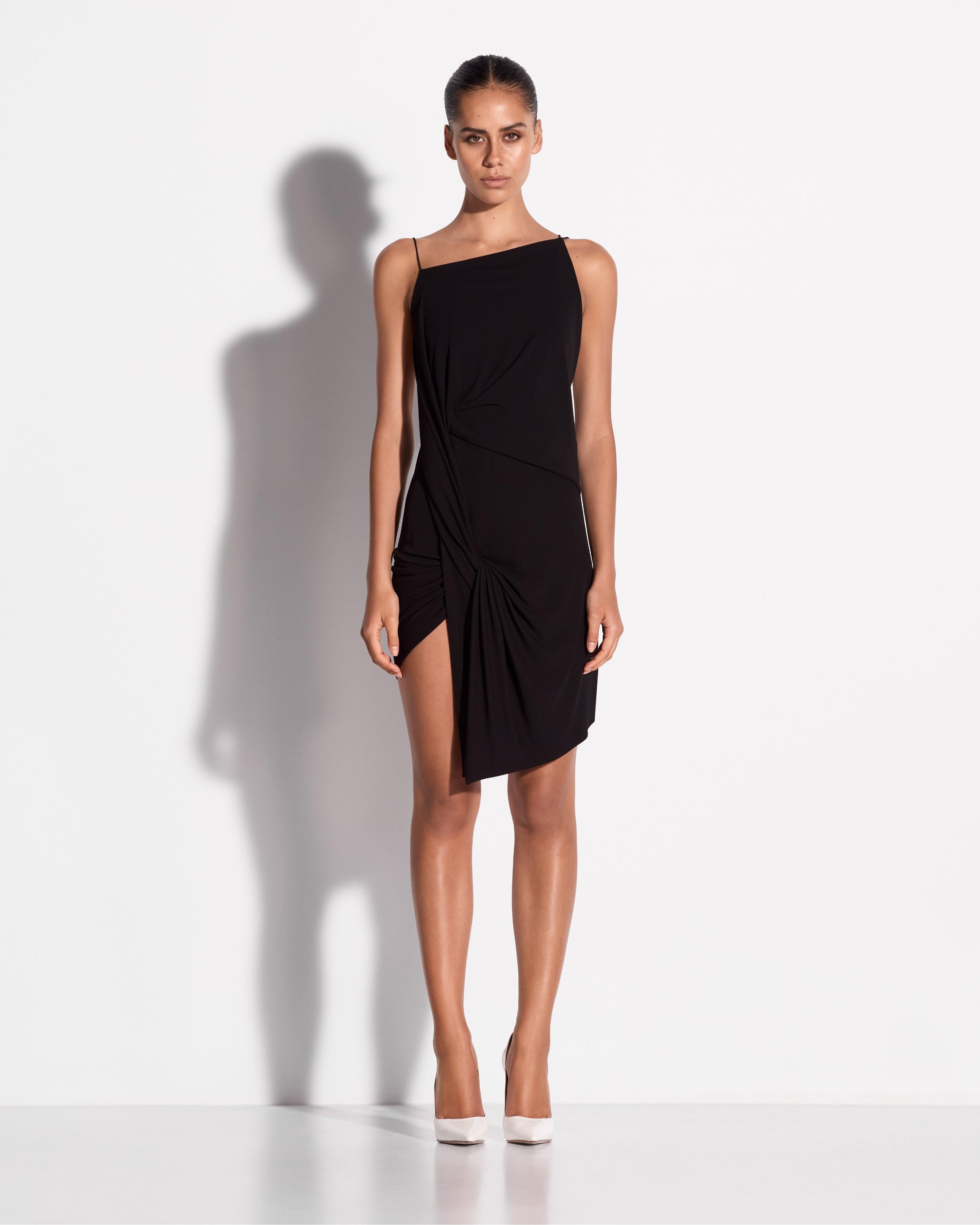 Twist Mini Dress in Jersey