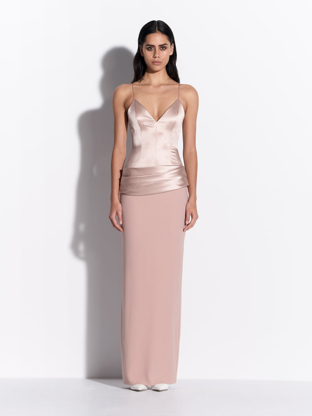 Contrast Bikini Column in Duchess Satin & Crepe - d1836re27-contrast-bikini-column-in-duchess-satin-crepe-bare-01.jpg