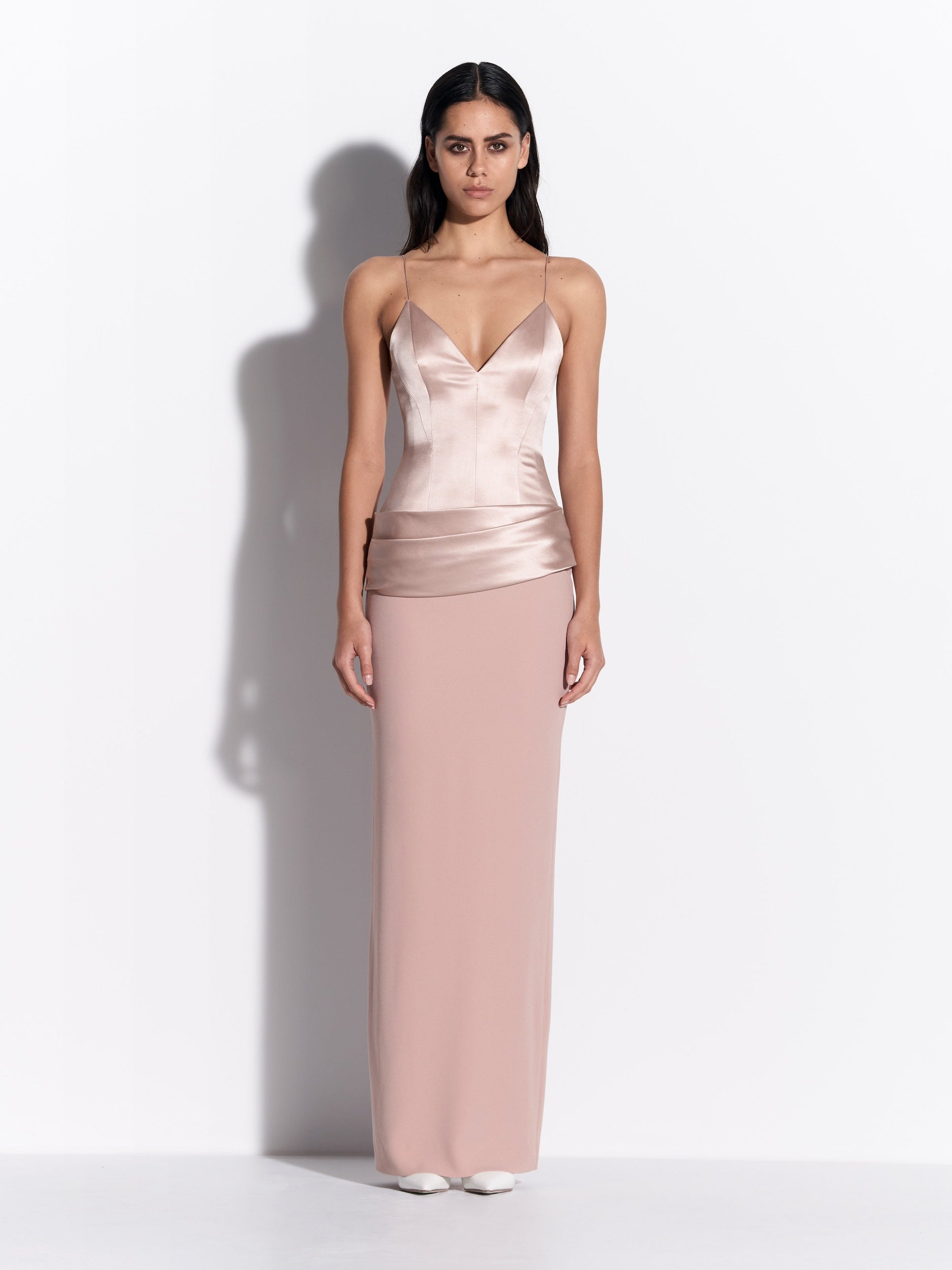 Contrast Bikini Column in Duchess Satin & Crepe - d1836re27-contrast-bikini-column-in-duchess-satin-crepe-bare-01.jpg