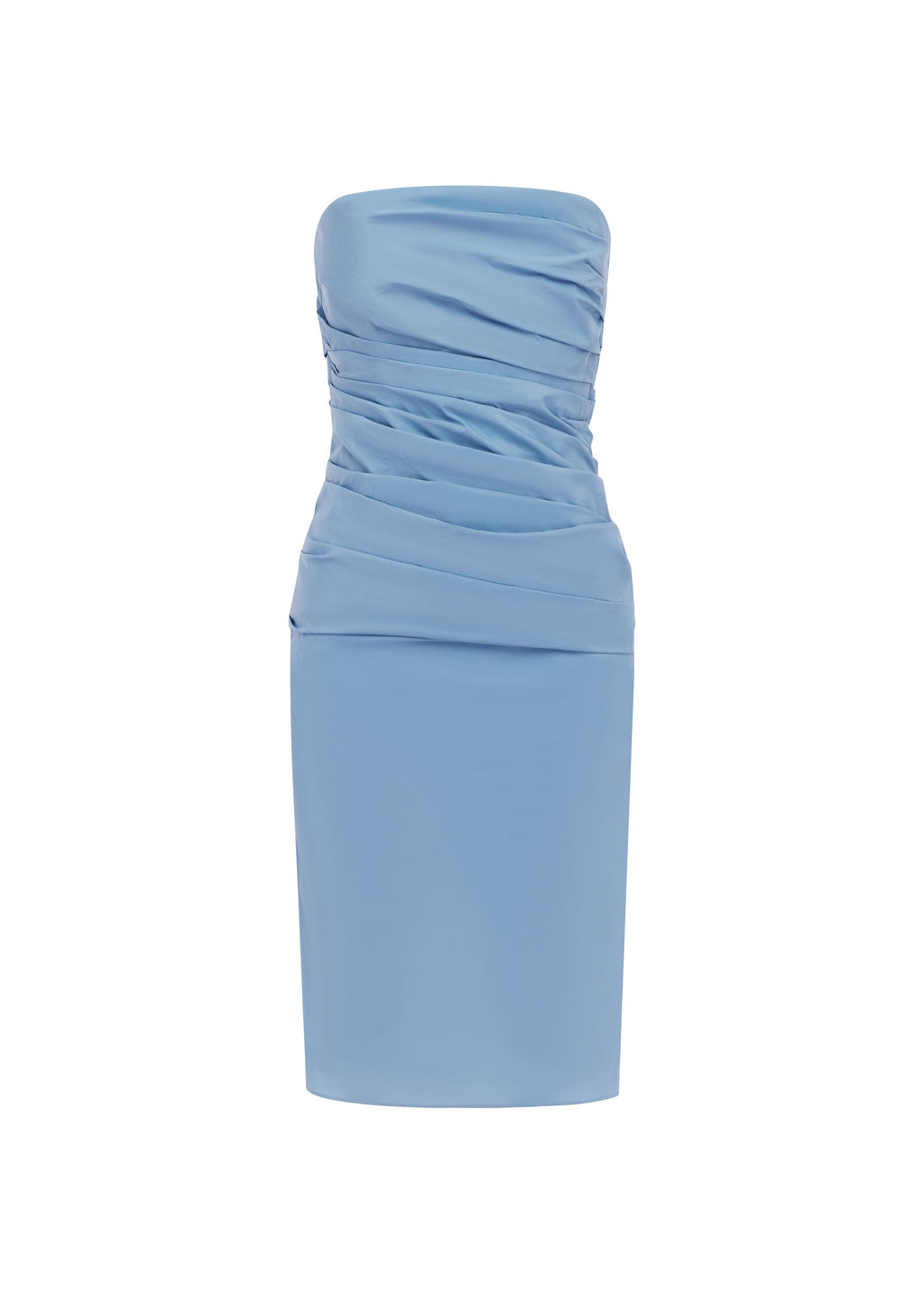 Strapless Tucked Dress in Taffeta - d1850re27-strapless-tucked-dress-in-taffeta-dove-11.jpg
