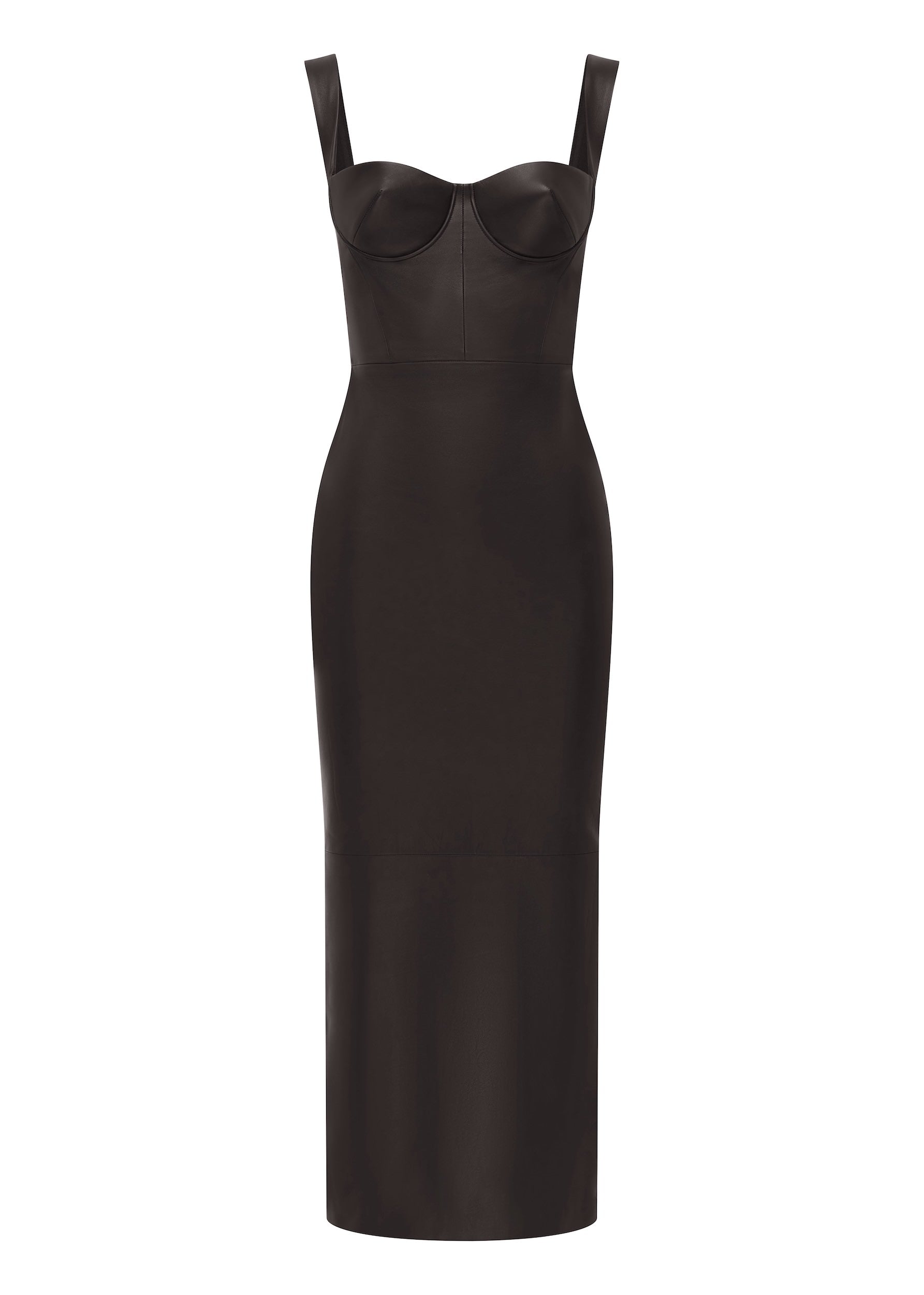 Cupped Dress in Leather - d1854re27-cupped-dress-in-leather-aubergine-11.jpg