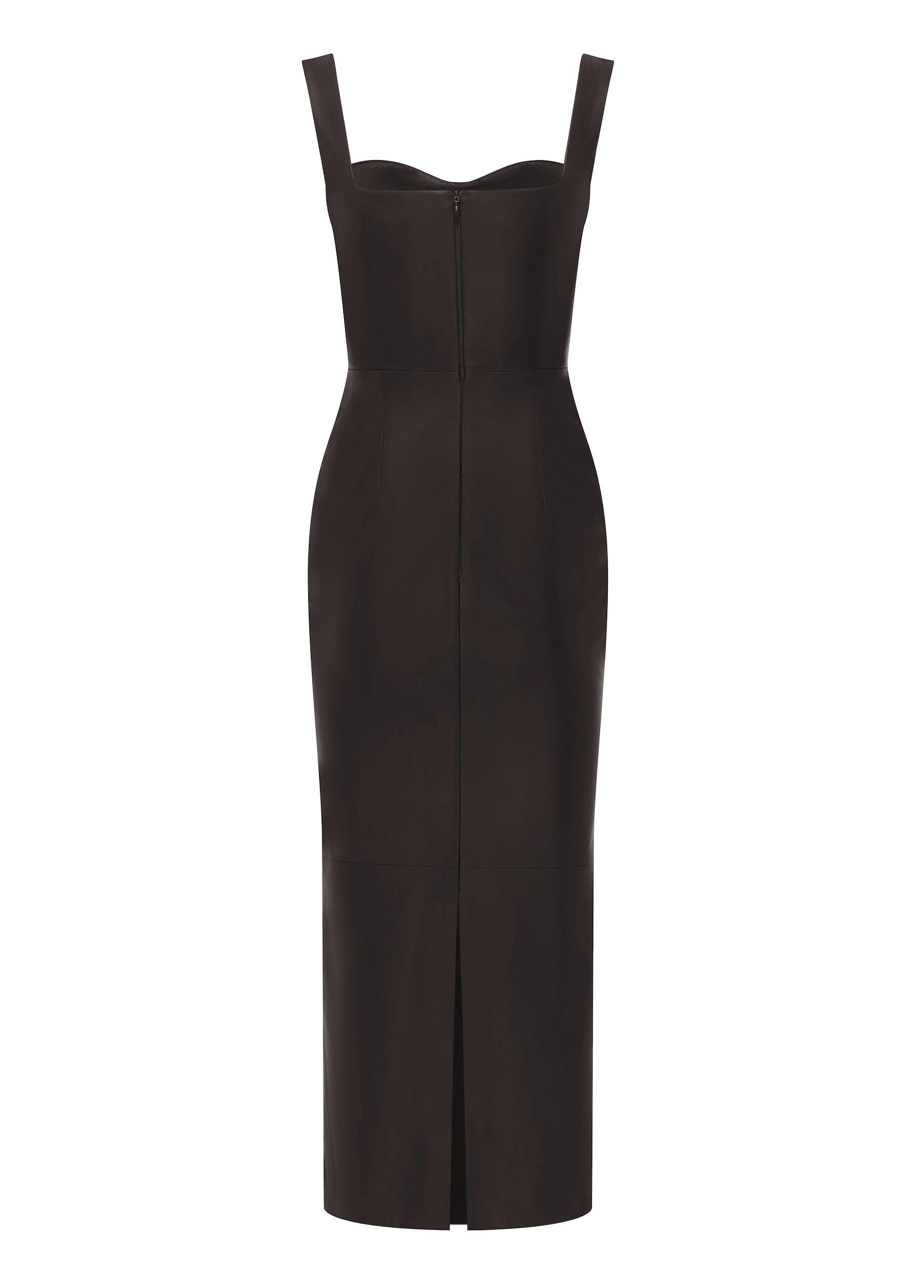 Cupped Dress in Leather - d1854re27-cupped-dress-in-leather-aubergine-12.jpg