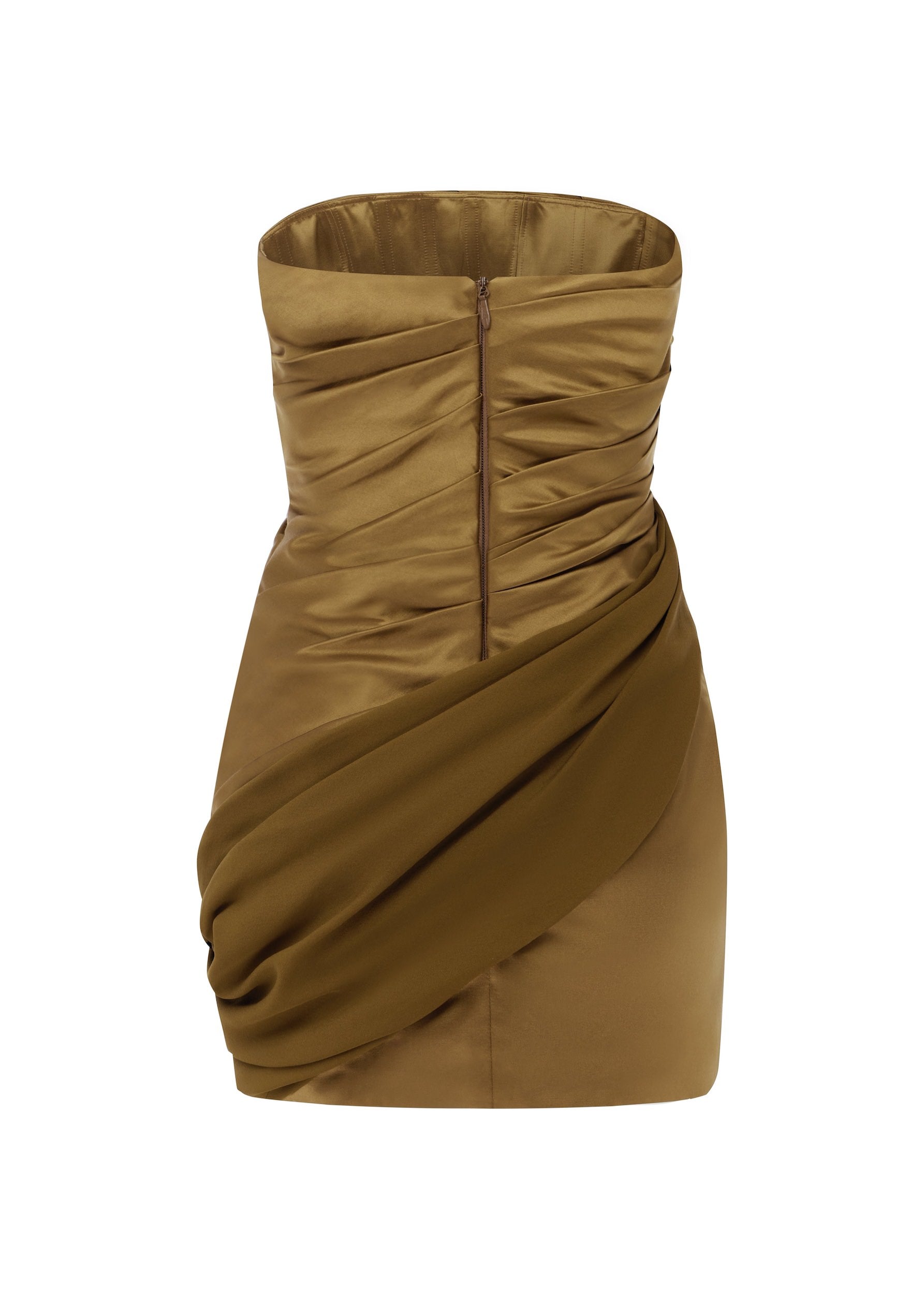 Strapless Draped Mini Dress in Duchess Satin Georgette - d1855re27-strapless-draped-mini-dress-in-duchess-satin-georgette-bronze-12.jpg