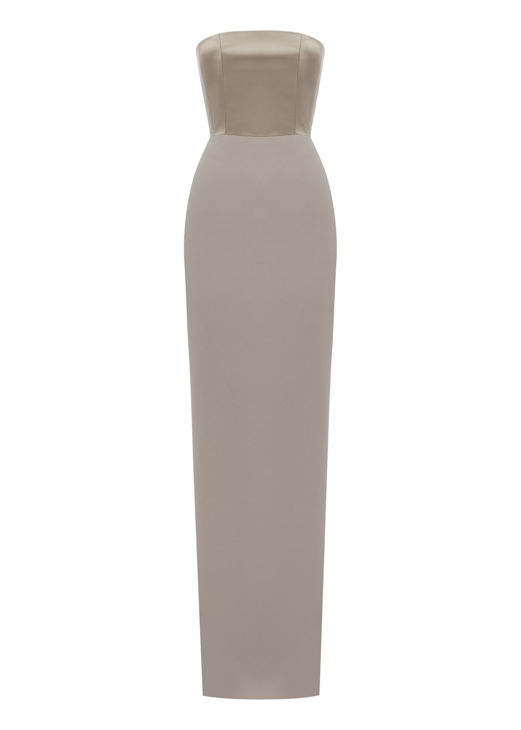 Contrast Strapless Column in Duchess Satin & Crepe - d1860re27-contrast-strapless-column-in-duchess-satin-crepe-rock-11.jpg