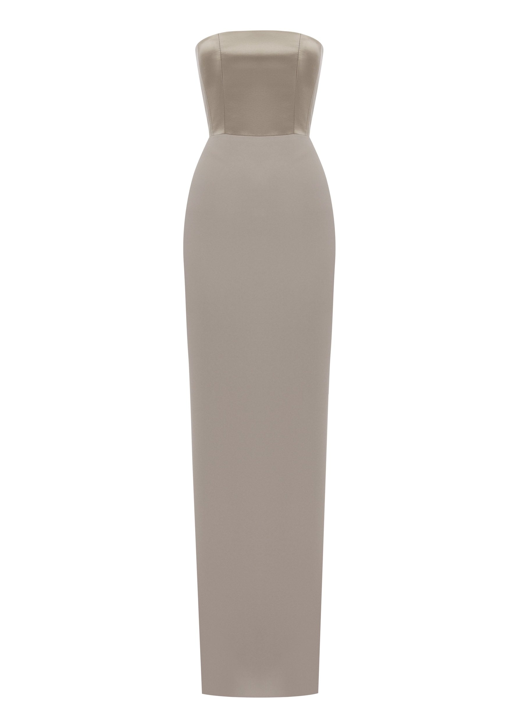 Contrast Strapless Column in Duchess Satin & Crepe - d1860re27-contrast-strapless-column-in-duchess-satin-crepe-rock-11.jpg