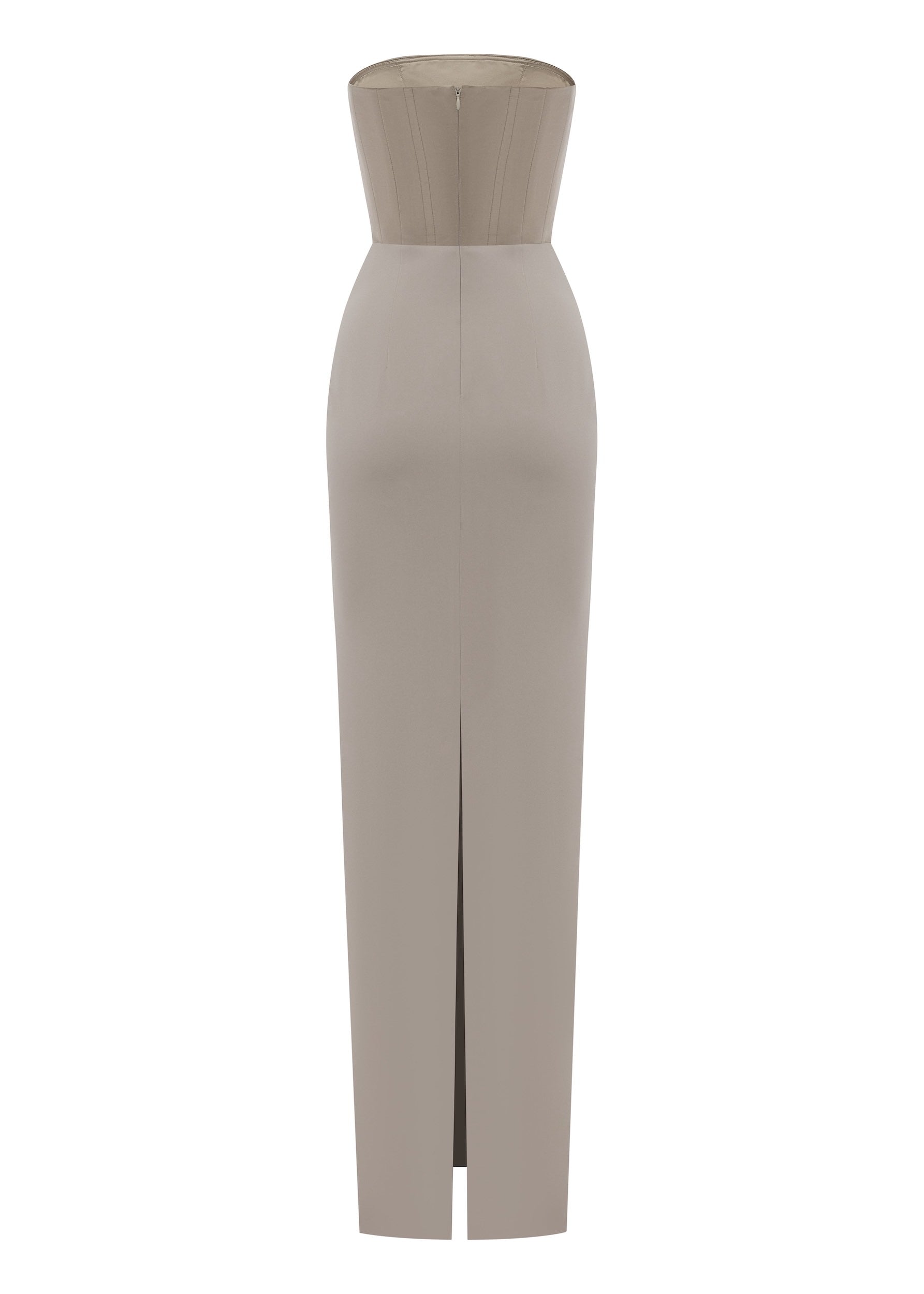 Contrast Strapless Column in Duchess Satin & Crepe - d1860re27-contrast-strapless-column-in-duchess-satin-crepe-rock-12.jpg