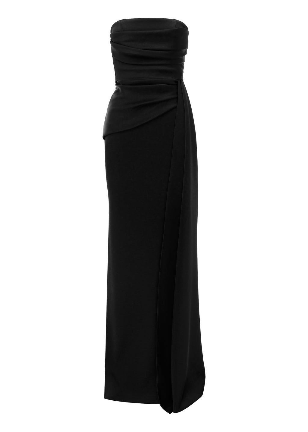 Strapless Sash Column in Satin Crepe - d1864re27-strapless-sash-column-in-satin-crepe-black-11.jpg