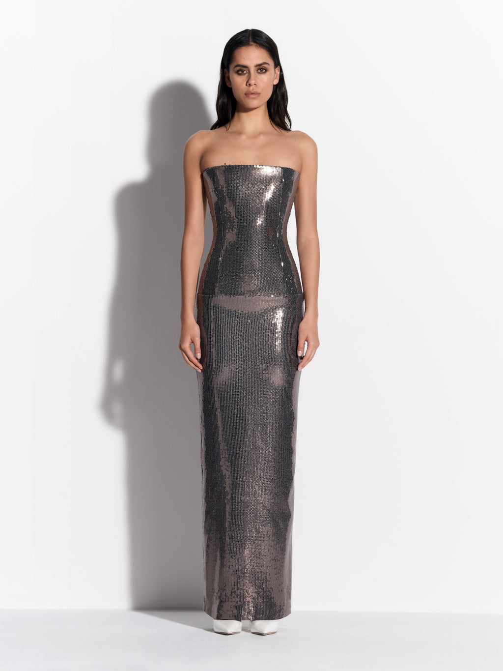 Strapless Column in Sequin Mesh - d1867re27-strapless-column-in-sequin-mesh-steel-01.jpg