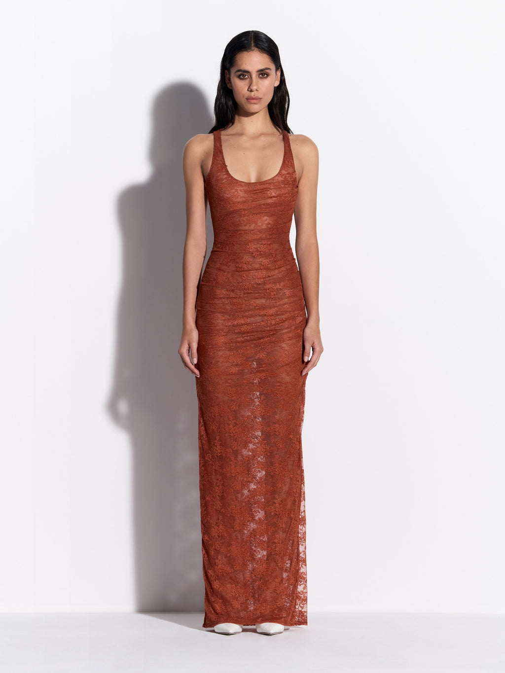 Singlet Column in Stretch Lace - d1872re27-singlet-column-in-stretch-lace-rust-01.jpg