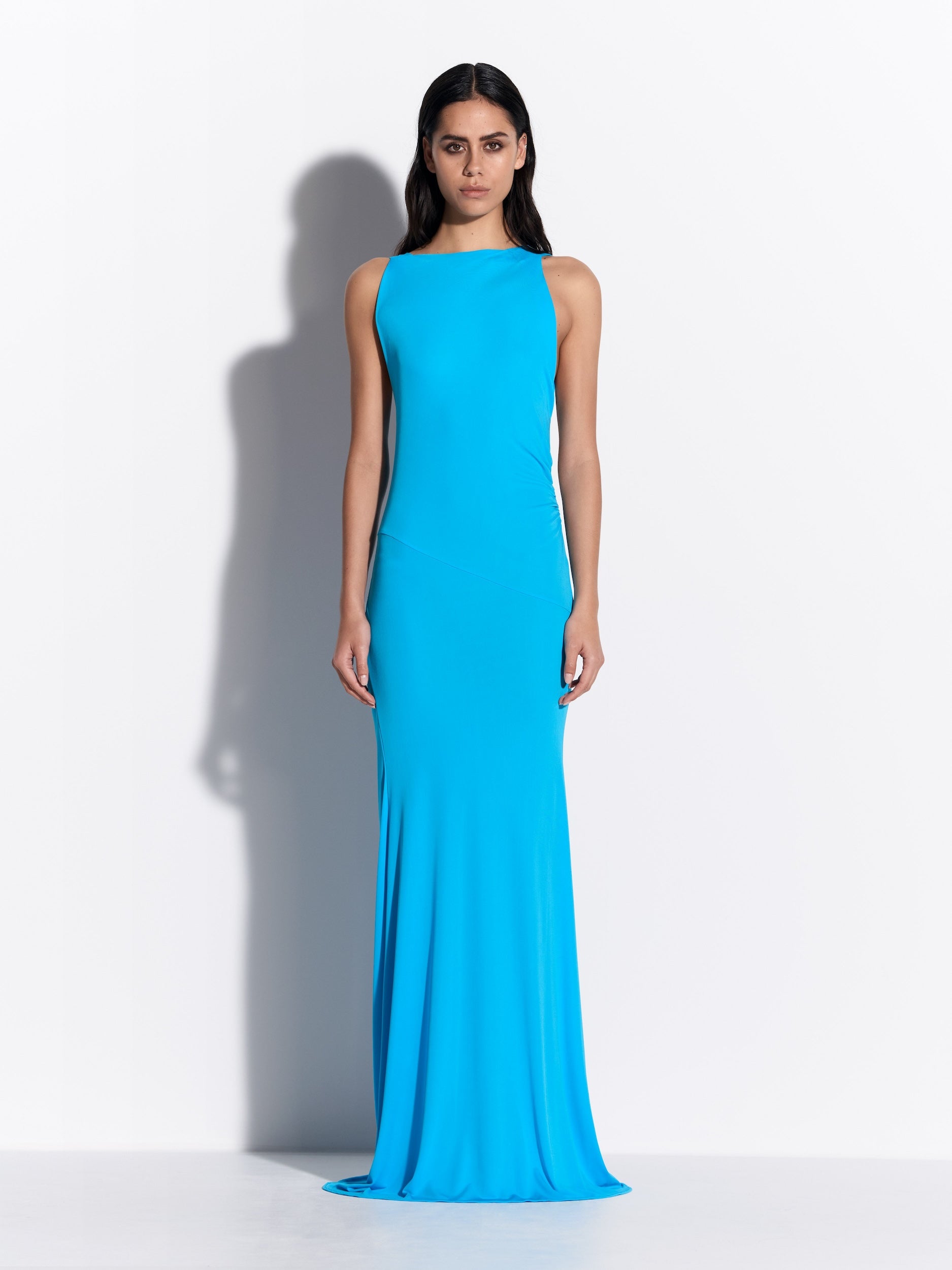 Open Back Drape Gown in Dry Jersey - d1877re27-open-back-drape-gown-in-dry-jersey-aqua-01.jpg