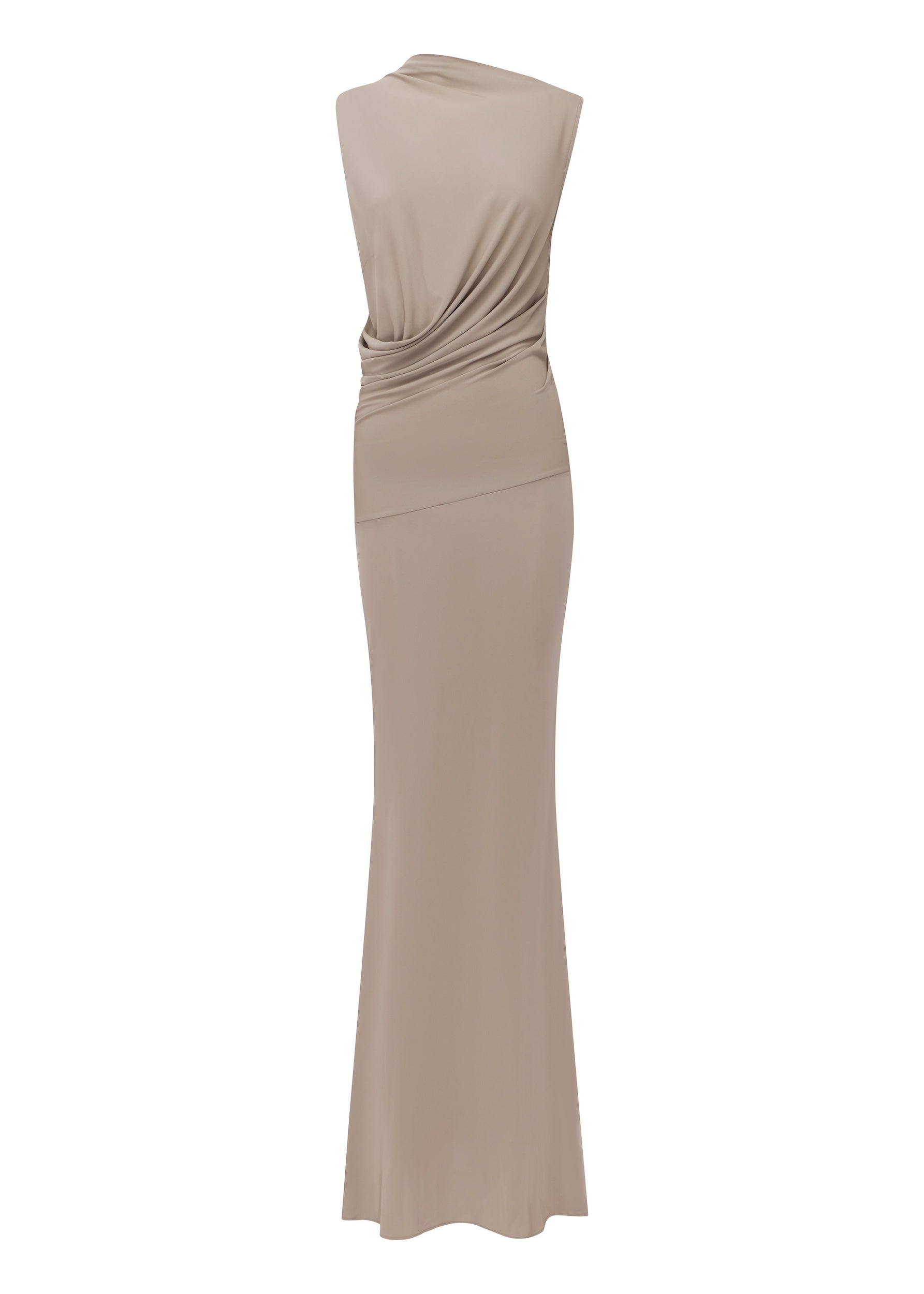 Sleeveless Draped Gown in Dry Jersey - d1879re27-sleeveless-draped-gown-in-dry-jersey-rock-11.jpg