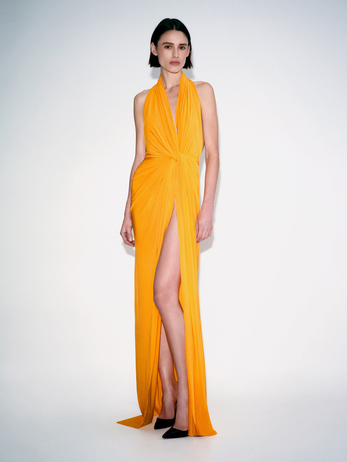 Alex Perry Pre Fall 2026 Look 26 - Halter Twist Gown in Jersey