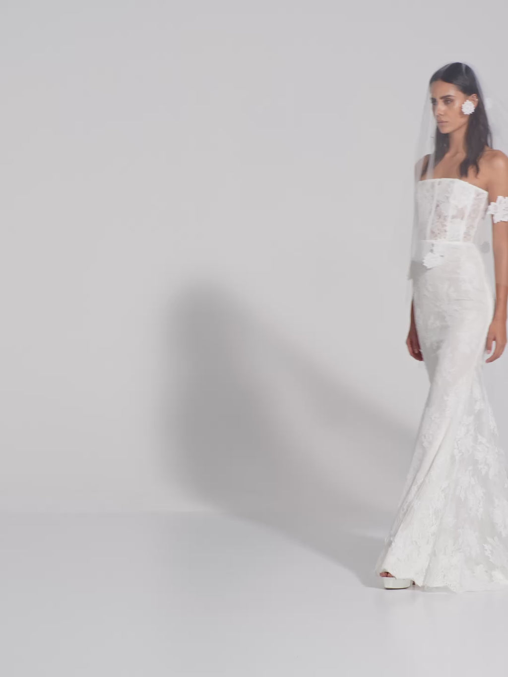 Veil With Lace Applique