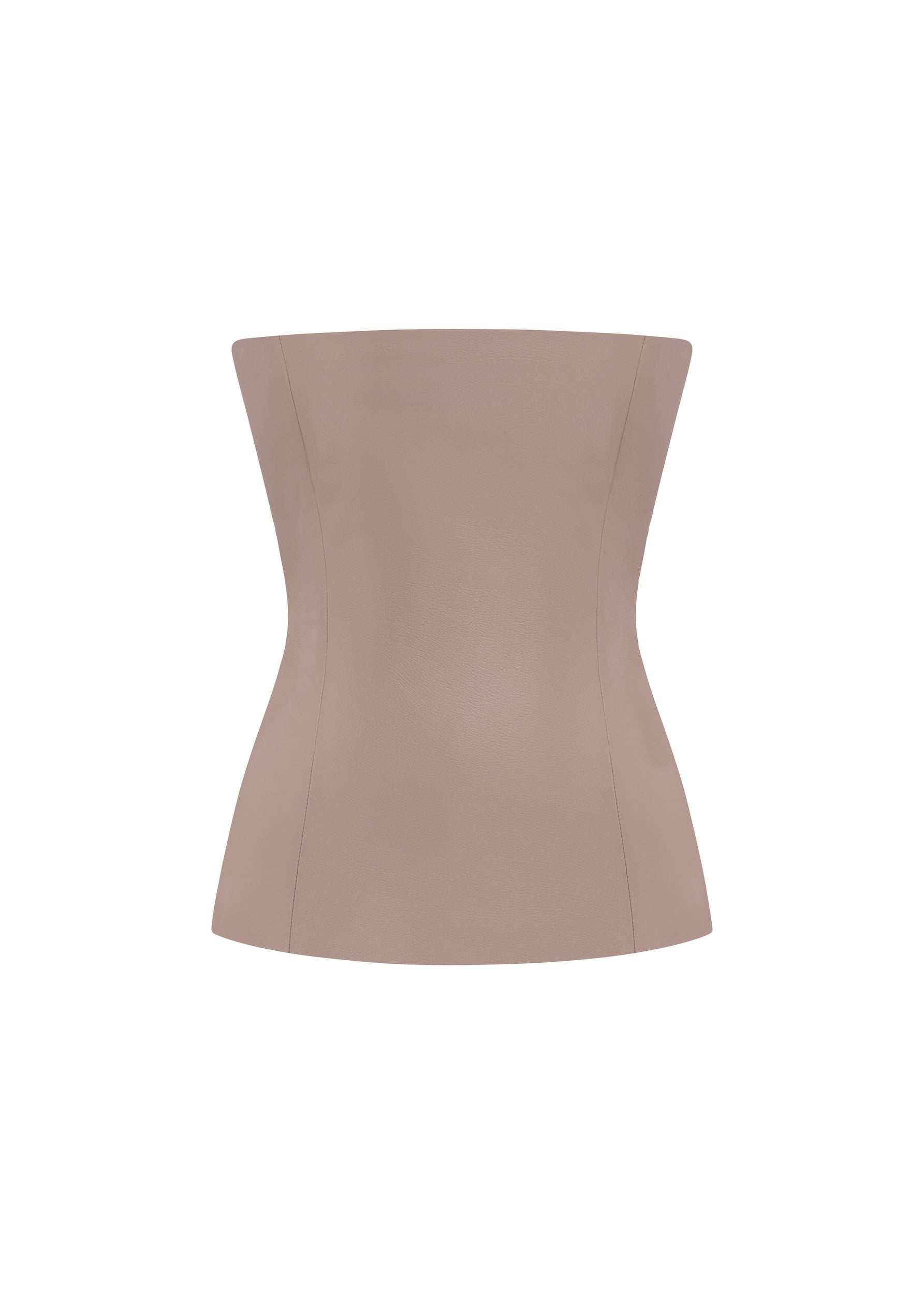 Strapless Longline Corset in Leather - t0295re27-strapless-longline-corset-in-leather-dusty-pink-11.jpg