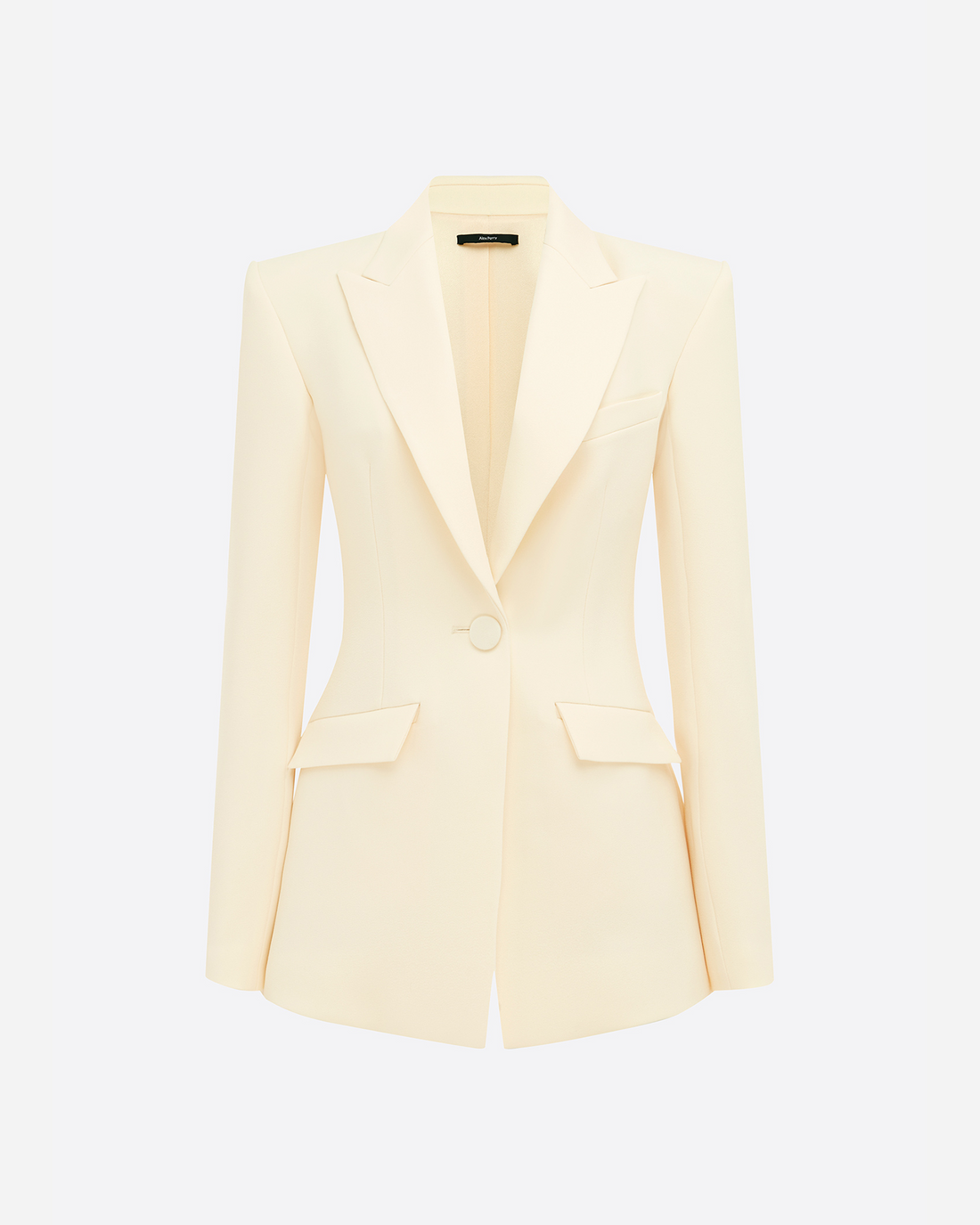 Fitted Blazer in Stretch Crepe