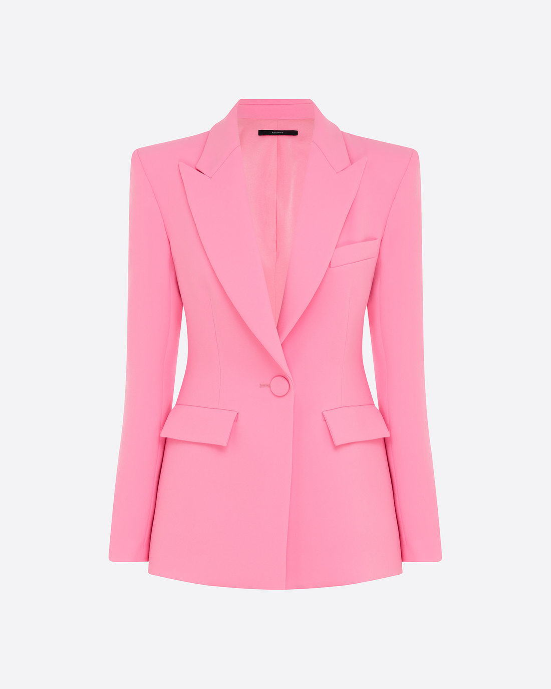 Fitted Blazer in Stretch Crepe