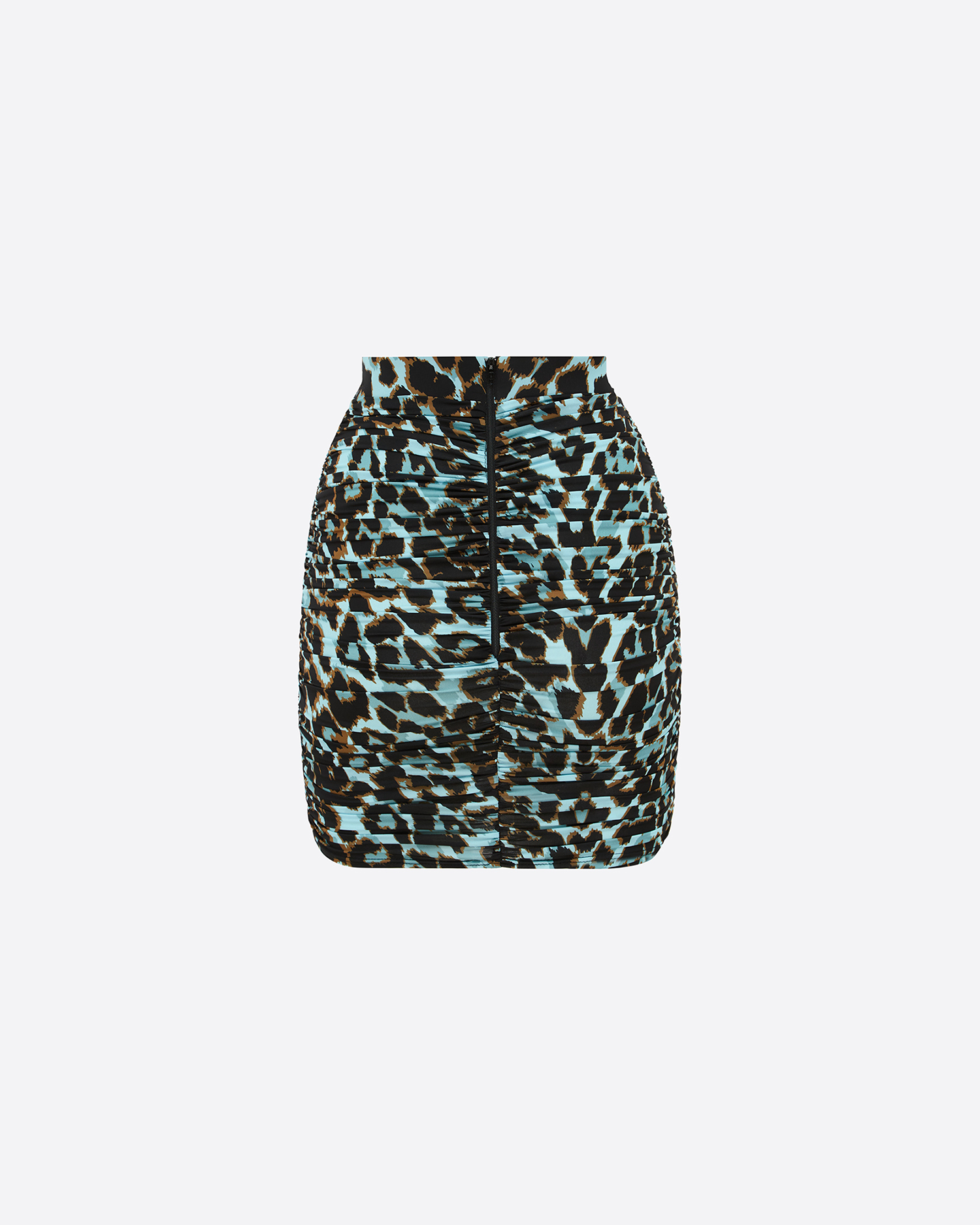 Ruched Mini Skirt in Stretch Jersey